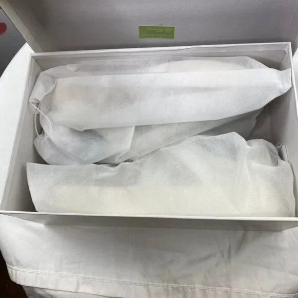 MNML Mens Gat Sneaker White Italian Leather Nubuck Size 12 - Picture 3 of 12